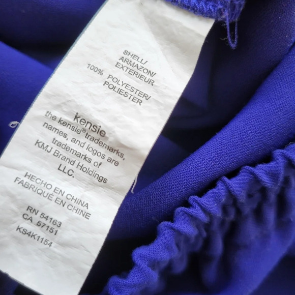 KENSIE Cobalt Blue Jogger Dress Pants/ Slacks - Picture 8 of 9